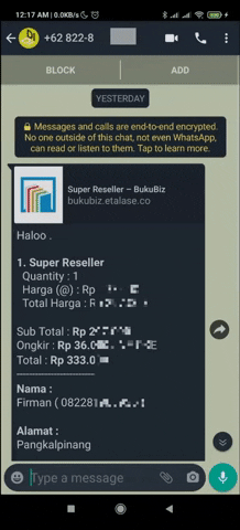 toko online whatsapp